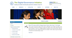 Desktop Screenshot of digitalgovernance.org